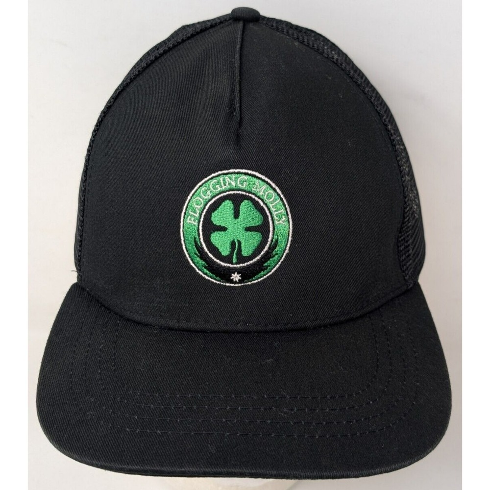 Vintage Flogging Molly Band Concert Trucker Hat Mesh Baseball Cap Snapback